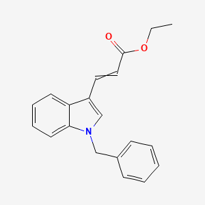 Ethyl 3-(1-benzyl-1H-indol-3-yl)prop-2-enoate