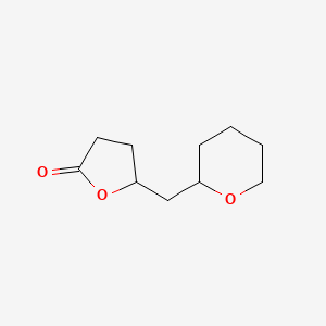 5-[(Oxan-2-yl)methyl]oxolan-2-one