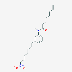 N-Methyl-N-[3-(7-nitroheptyl)phenyl]oct-7-enamide