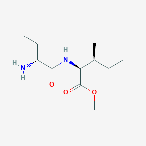 molecular formula C11H22N2O3 B1435604 甲基 n-[(2r)-2-氨基丁酰基]-l-异亮氨酸酯 CAS No. 2165338-20-3