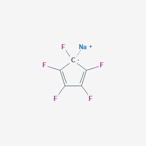 sodium;1,2,3,4,5-pentafluorocyclopenta-1,3-diene