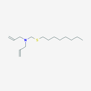 N-[(Octylsulfanyl)methyl]-N-(prop-2-en-1-yl)prop-2-en-1-amine