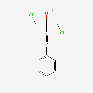 1-Chloro-2-(chloromethyl)-4-phenylbut-3-yn-2-ol