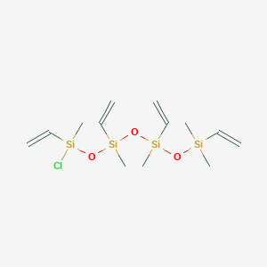 1-Chloro-1,3,5,7-tetraethenyl-1,3,5,7,7-pentamethyltetrasiloxane