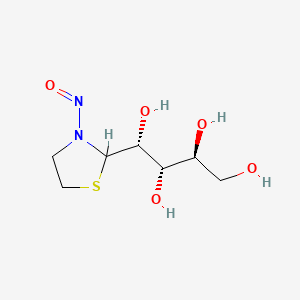 1,2,3,4-Butanetetrol, 1-(3-nitroso-2-thiazolidinyl)-