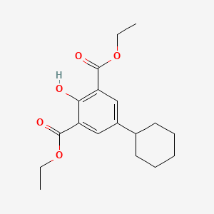 Diethyl 5-cyclohexyl-2-hydroxybenzene-1,3-dicarboxylate