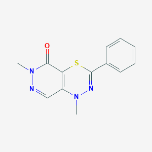 1,6-Dimethyl-3-phenyl-1H-pyridazino[4,5-e][1,3,4]thiadiazin-5(6H)-one