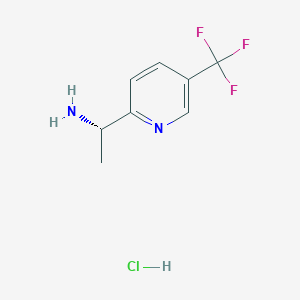 molecular formula C8H10ClF3N2 B1435620 (S)-1-(5-(三氟甲基)吡啶-2-基)乙胺盐酸盐 CAS No. 1956436-92-2