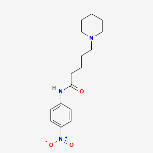 N-(4-Nitrophenyl)-5-(piperidin-1-yl)pentanamide