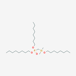 Dioctyl {[dimethyl(octyloxy)silyl]methyl}phosphonate