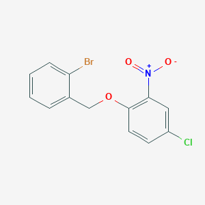 1-[(2-Bromophenyl)methoxy]-4-chloro-2-nitrobenzene