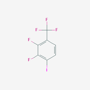 molecular formula C7H2F5I B1435625 2,3-Difluoro-4-iodobenzotrifluoride CAS No. 2227272-80-0