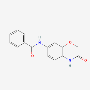 N-(3-Oxo-3,4-dihydro-2H-1,4-benzoxazin-7-yl)benzamide