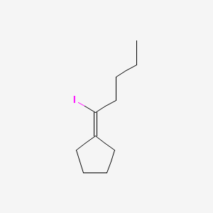 (1-Iodopentylidene)cyclopentane