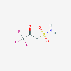 molecular formula C3H4F3NO3S B1435629 3,3,3-Trifluoro-2-oxopropane-1-sulfonamide CAS No. 1803581-73-8
