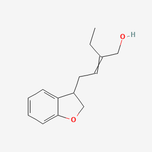 4-(2,3-Dihydro-1-benzofuran-3-yl)-2-ethylbut-2-en-1-ol