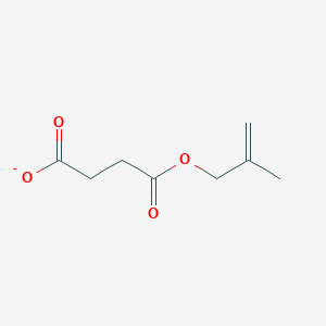 molecular formula C8H11O4- B14356317 4-[(2-Methylprop-2-en-1-yl)oxy]-4-oxobutanoate CAS No. 91990-68-0