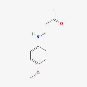 2-Butanone, 4-[(4-methoxyphenyl)amino]-