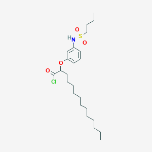 2-{3-[(Butane-1-sulfonyl)amino]phenoxy}tetradecanoyl chloride