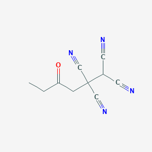 4-Oxohexane-1,1,2,2-tetracarbonitrile