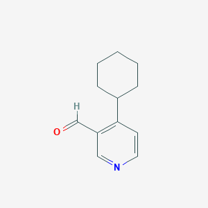 4-Cyclohexylpyridine-3-carbaldehyde