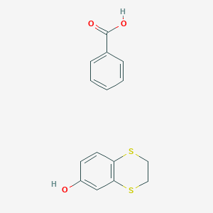 Benzoic acid;2,3-dihydro-1,4-benzodithiin-6-ol