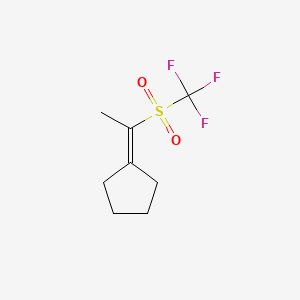 [1-(Trifluoromethanesulfonyl)ethylidene]cyclopentane