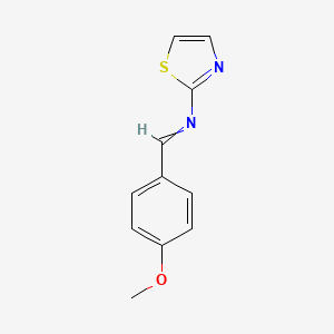 2-Thiazolamine, N-[(4-methoxyphenyl)methylene]-