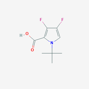 1-tert-Butyl-3,4-difluoro-1H-pyrrole-2-carboxylic acid