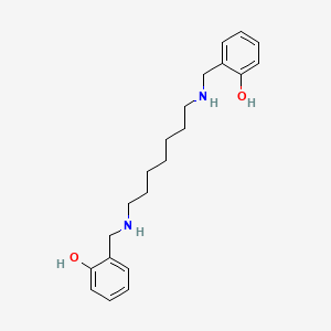 2-[[7-[(2-Hydroxyphenyl)methylamino]heptylamino]methyl]phenol