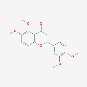 2-(3,4-Dimethoxyphenyl)-5,6-dimethoxy-4H-1-benzopyran-4-one