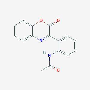 N-[2-(2-Oxo-2H-1,4-benzoxazin-3-yl)phenyl]acetamide