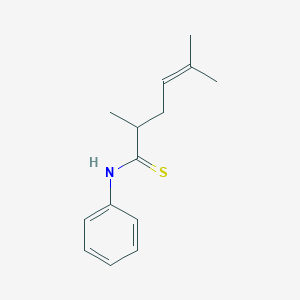 2,5-Dimethyl-N-phenylhex-4-enethioamide