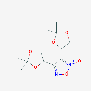 3,4-Bis(2,2-dimethyl-1,3-dioxolan-4-yl)-2-oxido-1,2,5-oxadiazol-2-ium