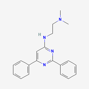 N~2~-(2,6-Diphenylpyrimidin-4-yl)-N~1~,N~1~-dimethylethane-1,2-diamine