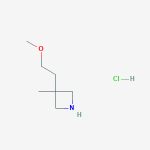 B1435675 3-(2-Methoxyethyl)-3-methylazetidine hydrochloride CAS No. 1803606-97-4