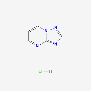molecular formula C5H5ClN4 B1435679 [1,2,4]Triazolo[1,5-a]pyrimidine hydrochloride CAS No. 956074-70-7