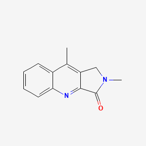 2,9-Dimethyl-1,2-dihydro-3H-pyrrolo[3,4-b]quinolin-3-one