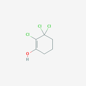 2,3,3-Trichlorocyclohex-1-en-1-ol