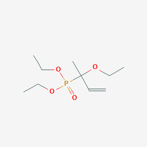 molecular formula C10H21O4P B14356916 Diethyl (2-ethoxybut-3-en-2-yl)phosphonate CAS No. 92509-28-9