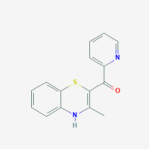 (3-Methyl-4H-1,4-benzothiazin-2-yl)(pyridin-2-yl)methanone