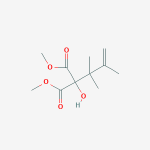 Dimethyl (2,3-dimethylbut-3-en-2-yl)(hydroxy)propanedioate