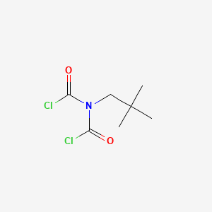 molecular formula C7H11Cl2NO2 B14356977 (2,2-Dimethylpropyl)-2-imidodicarbonic dichloride CAS No. 90664-61-2