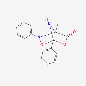 1-Methyl-2,4-diphenyl-3,5-dioxa-2,7-diazabicyclo[2.2.1]heptan-6-one