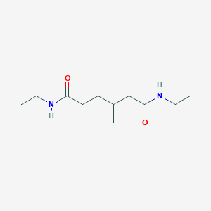 molecular formula C11H22N2O2 B14357031 N,N'-diethyl-3-methylhexanediamide 