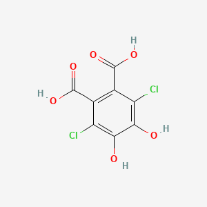 3,6-Dichloro-4,5-dihydroxybenzene-1,2-dicarboxylic acid