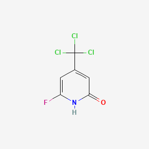 6-Fluoro-4-(trichloromethyl)pyridin-2(1H)-one