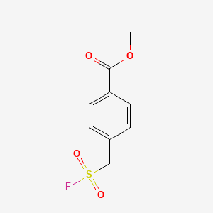 molecular formula C9H9FO4S B1435705 4-[(氟磺酰)甲基]苯甲酸甲酯 CAS No. 1955558-09-4