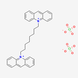 10,10'-(Octane-1,8-diyl)di(acridin-10-ium) diperchlorate