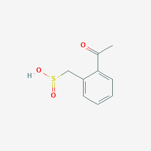 (2-Acetylphenyl)methanesulfinic acid